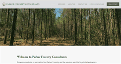 Desktop Screenshot of parkerforestry.com